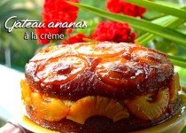 Gâteau ananas à la crème