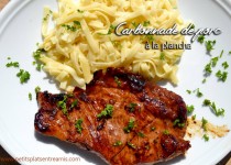 Carbonnade de porc à la plancha