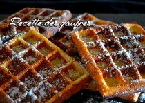 Recette des gaufres