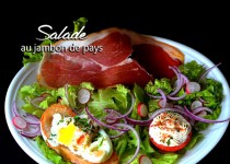Salade au jambon de pays