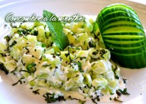 concombre à la menthe