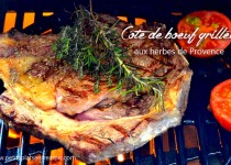 Côte de boeuf grillée aux herbes de Provence
