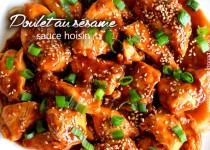 Poulet au sésame sauce hoisin