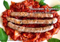 Saucisses « Agneau » menthe & amandes