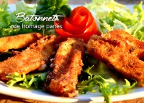 Bâtonnets de fromage panés