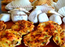Coquilles de poisson et fruits de mer