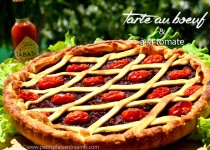 Tarte au boeuf et à la tomate