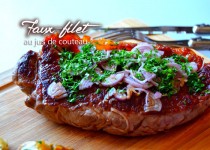 Faux-filet au jus de couteau
