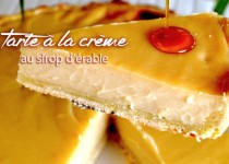 Tarte à la crème au sirop d’érable