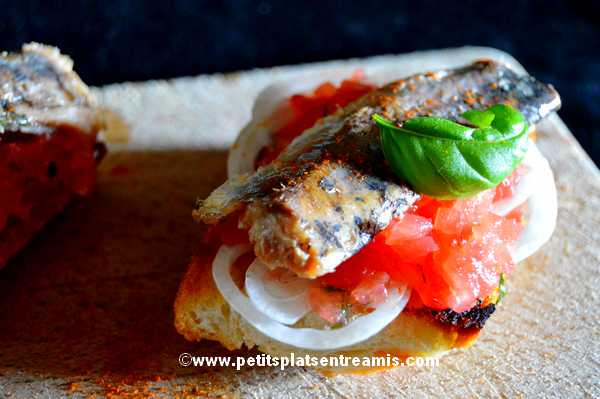 Tapas de sardines à l&amp;#39;huile | Petits Plats Entre Amis