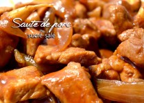Sauté de porc sucré-salé