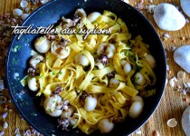 Tagliatelles aux supions