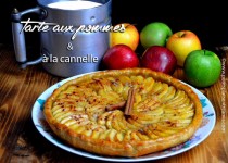 Tarte au pommes et à la cannelle