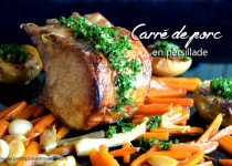 Carré de porc en persillade