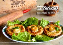 Tartelettes poireaux et chèvre