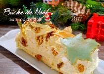 Bûche de Noël au sirop d’érable