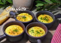 Cassolette de poulet au fromage