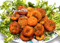 Croquettes aux 3 fromages
