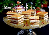 Minis sandwiches au foie gras