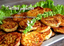 Petites galettes de pommes de terre au fromage