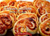 Palmiers feuilletés jambon fromage