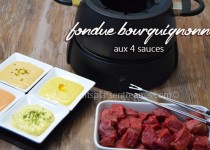 Fondue bourguignonne aux 4 sauces