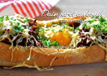 Pain farci au boeuf sauce hoisin
