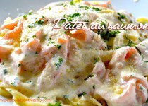 Pâtes au saumon