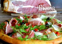 Pizza au jambon de Bayonne