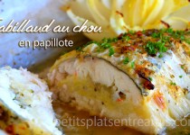 Cabillaud au chou en papillote