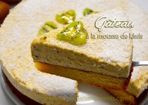 Gâteau à la mousse de kiwis