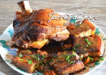 Jarret de porc au miel