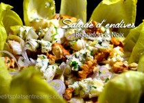 Salade d’endives au roquefort et noix