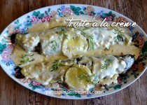 Truite à la crème
