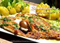 Sole à la plancha beurre meunière