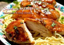 Suprêmes de poulet à la moutarde et au sirop d’érable