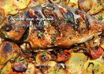 Dorade aux oignons grillée à la plancha