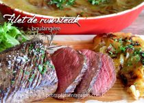 Filet de rumsteak boulangère