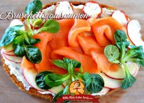 Bruschetta au saumon