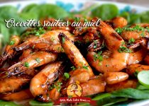 Crevettes sautées au miel