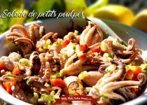 Salade de petites poulpes