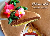 Gâteau sablé chocolat caramel