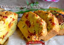 Cake aux poivrons et chorizo