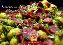 Choux de Bruxelles aux gésiers confits