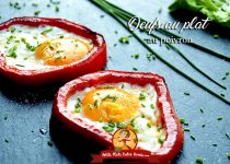 Oeufs au plat au poivron