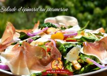 Salade d’épinards au parmesan
