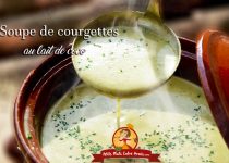 Soupe de courgettes au lait de coco