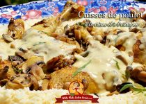 Cuisses de poulet à la crème et à l’estragon