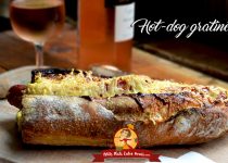 Hot-dog gratiné