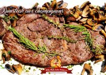 Rumsteak aux champignons cuit à la plancha